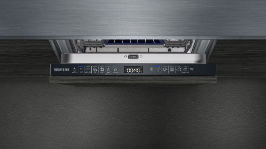 Siemens SR65YX08ME iQ500 Geschirrspüler Einbau vollintegriert ,45 cm mit Besteckschublade und Zeolith-Trocknung ,emotionLight 