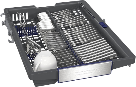 Siemens SR65YX08ME iQ500 Geschirrspüler Einbau vollintegriert ,45 cm mit Besteckschublade und Zeolith-Trocknung ,emotionLight 