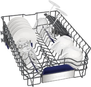 Siemens SR65YX08ME iQ500 Geschirrspüler Einbau vollintegriert ,45 cm mit Besteckschublade und Zeolith-Trocknung ,emotionLight 