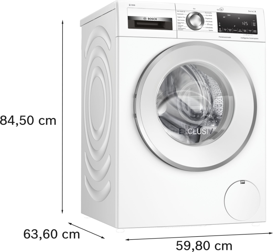 Bosch WGG256F7AT Serie 6 Waschmaschine 10 kg, 1600 U/min Frontlader i-DOS,Fleckenautomatik