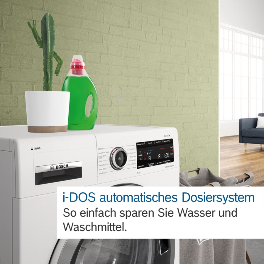 Bosch WGG256F7AT Serie 6 Waschmaschine 10 kg, 1600 U/min Frontlader i-DOS,Fleckenautomatik
