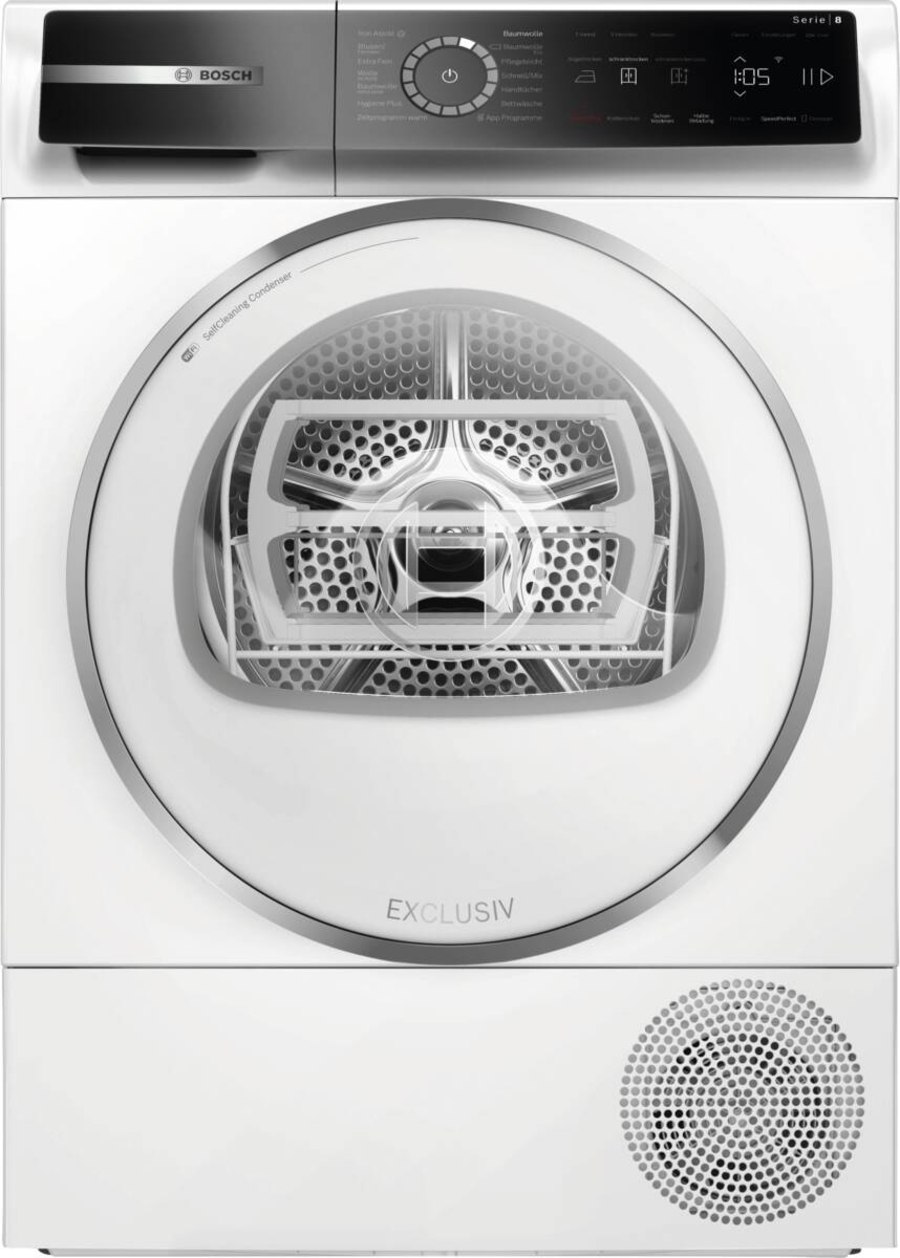 Bosch WQB246C90 Select Line Serie 8  Wärmepumpentrockner  9 kg Weiss,Selbstreinigender Kondensator,Home Connect