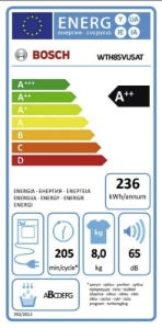 Bosch WTH85VU5AT Serie 4 Wärmepumpen-Trockner  8 kg A++ Auto Dry