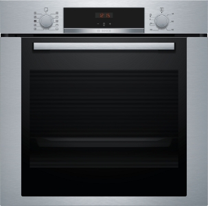 Bosch EXCLUSIV HRA3140S0 Serie 4 Einbau-Backofen mit Dampfunterstützung Edelstahl