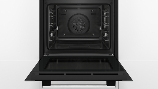 Bosch EXCLUSIV HRA3140S0 Serie 4 Einbau-Backofen mit Dampfunterstützung Edelstahl