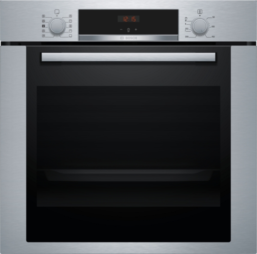 Bosch EXCLUSIV HRA3140S0 Serie 4 Einbau-Backofen mit Dampfunterstützung Edelstahl