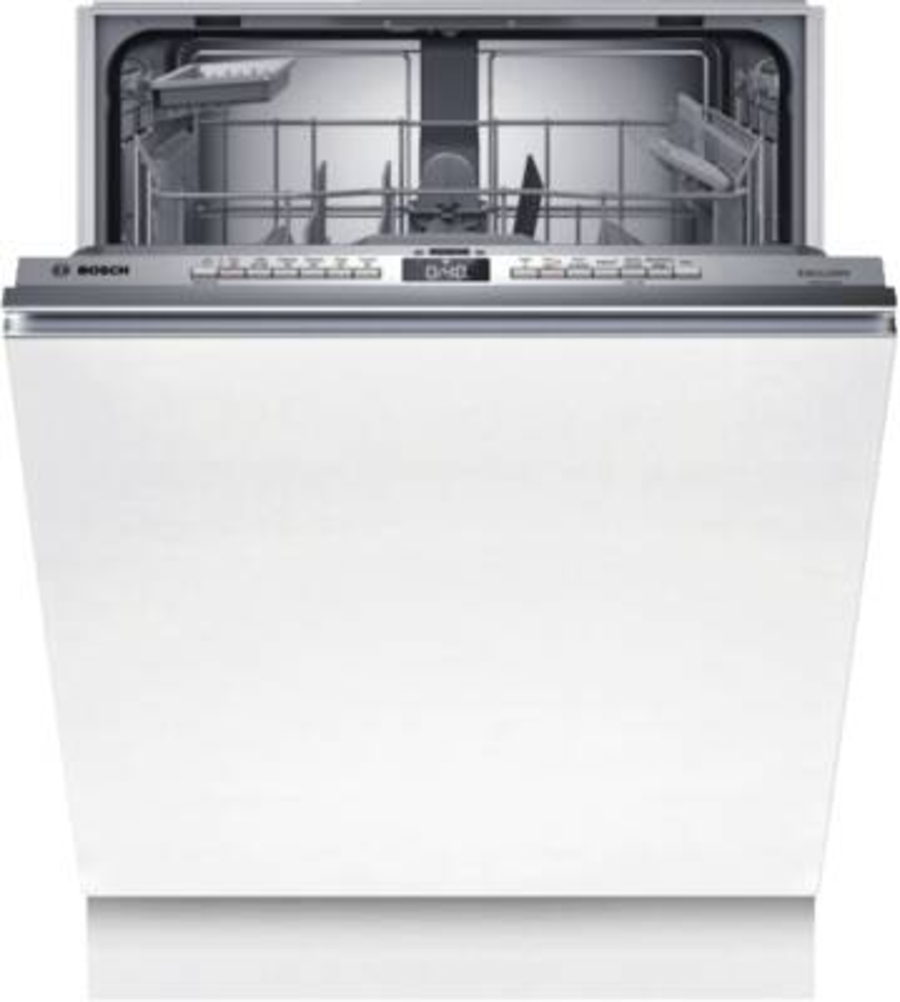 Bosch SMV4EBX00D Serie 4 Vollintegrierter Geschirrspüler, 60 cm Home Connect,Statusprojektion (InfoLight)