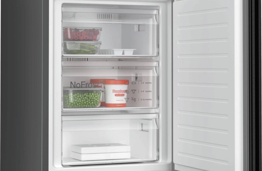 Bosch KGN39EXCF Select Line Serie 4 Kühl-Gefrier-Kombination Freistehende,  NoFrost, Fleischfach (VitaFresh)