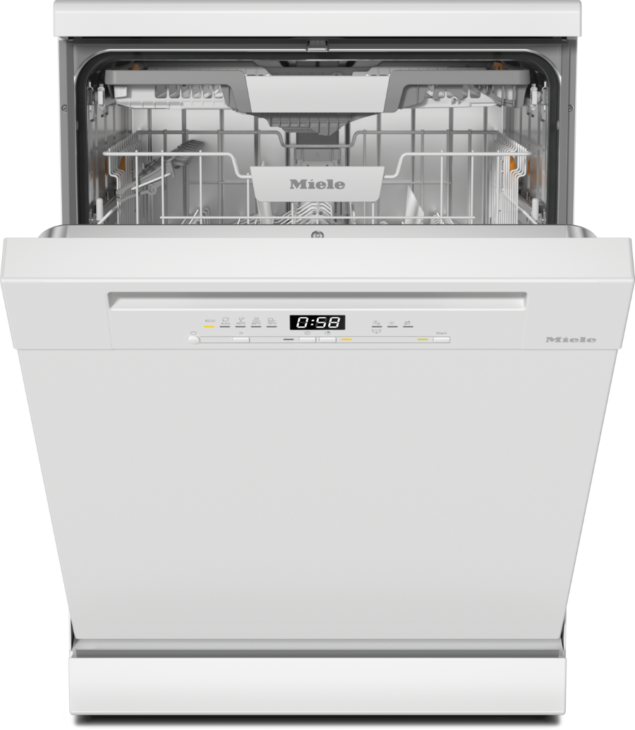 Miele G 5410 SC Active Plus Geschirrspüler Standgerät/Brillantweiß mit Besteckschublade