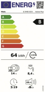 Miele G 5450 SCVi  Geschirrspüler Einbau vollintegriert 60cm Edelstahl