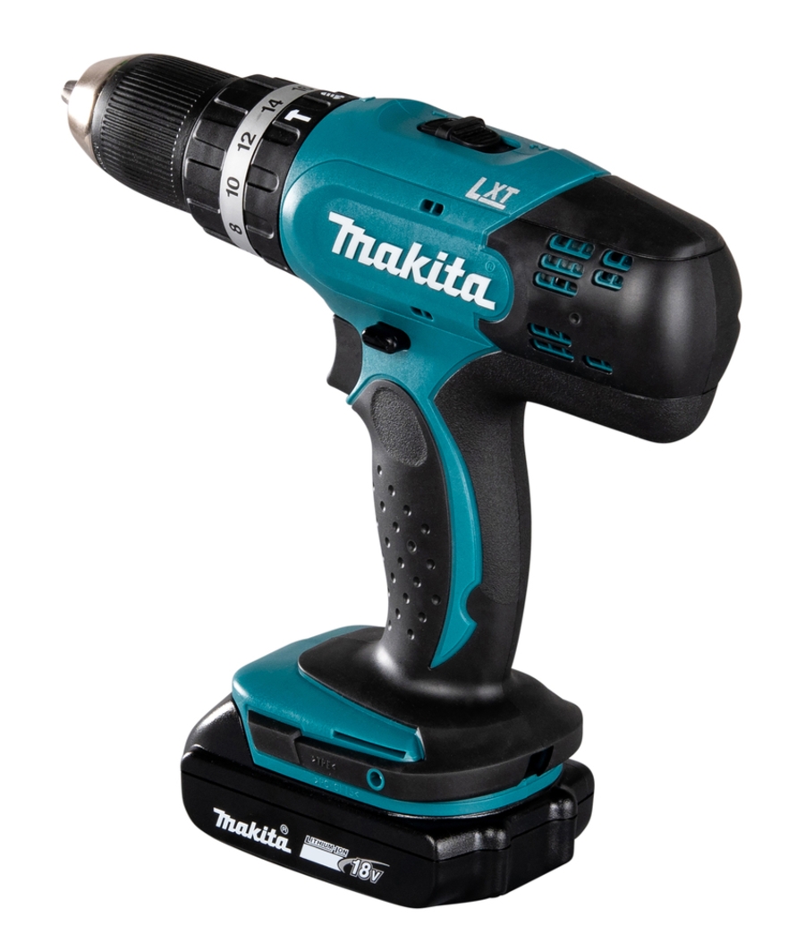Makita DHP453RFE Akku-Schlagbohrschrauber LXT 18 V • 42 Nm • 0 – 1.300 U/min