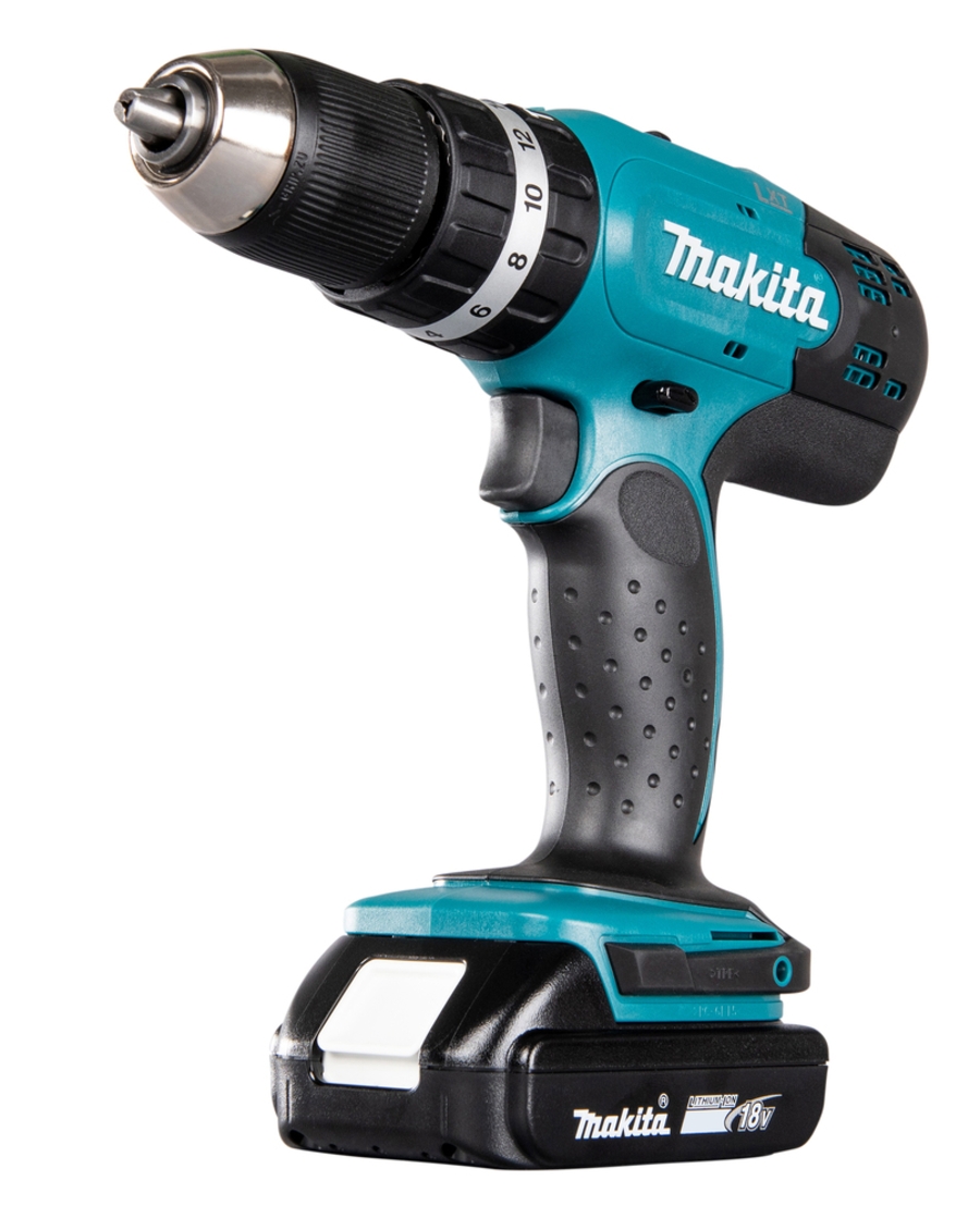 Makita DHP453RFE Akku-Schlagbohrschrauber LXT 18 V • 42 Nm • 0 – 1.300 U/min