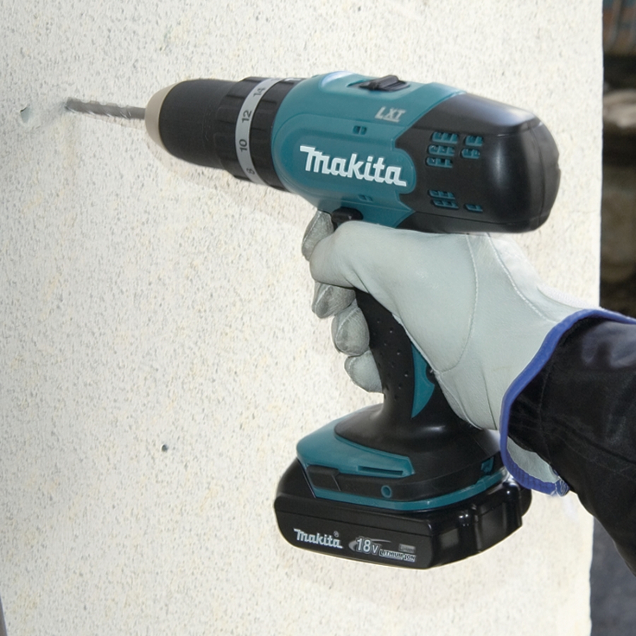 Makita DHP453RFE Akku-Schlagbohrschrauber LXT 18 V • 42 Nm • 0 – 1.300 U/min