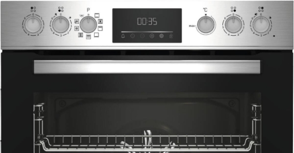Beko BBUM12320XMPE Herdset mit Pyrolyse mit Glaskeramikkkochfeld  