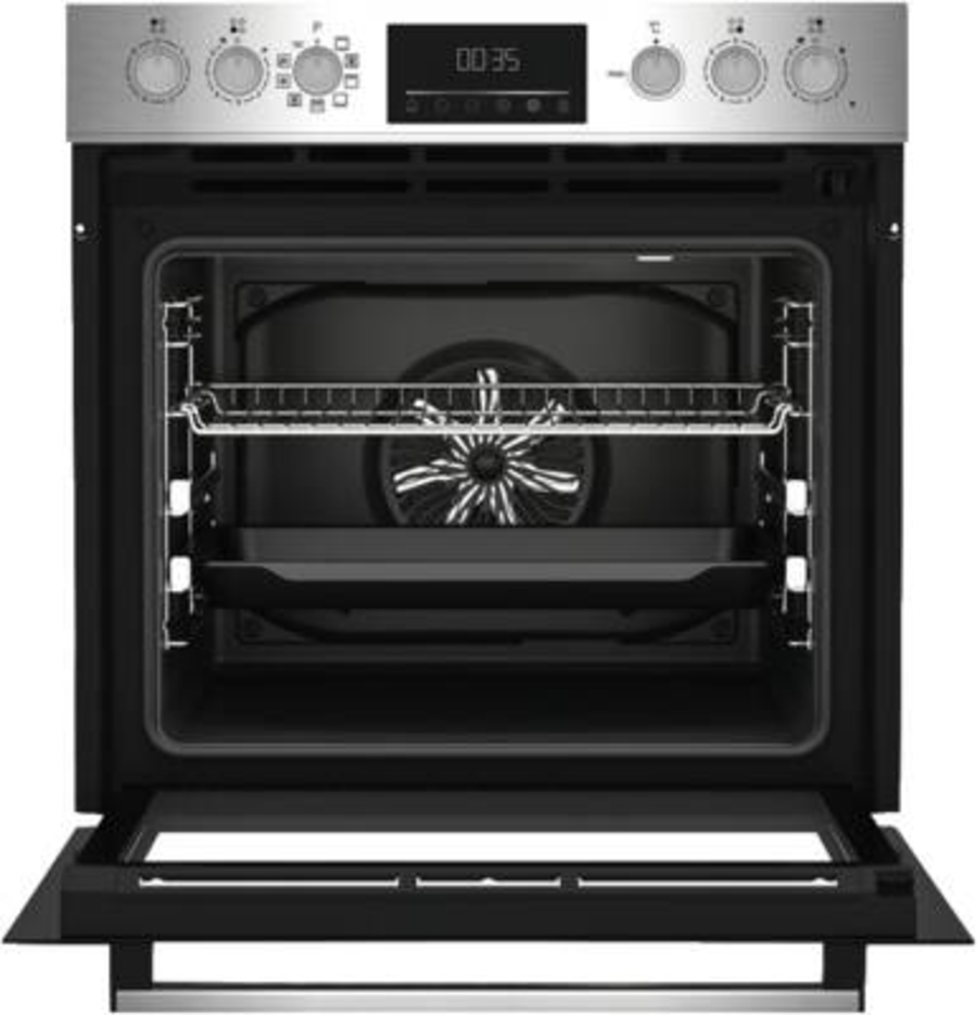 Beko BBUM12320XMPE Herdset mit Pyrolyse mit Glaskeramikkkochfeld  
