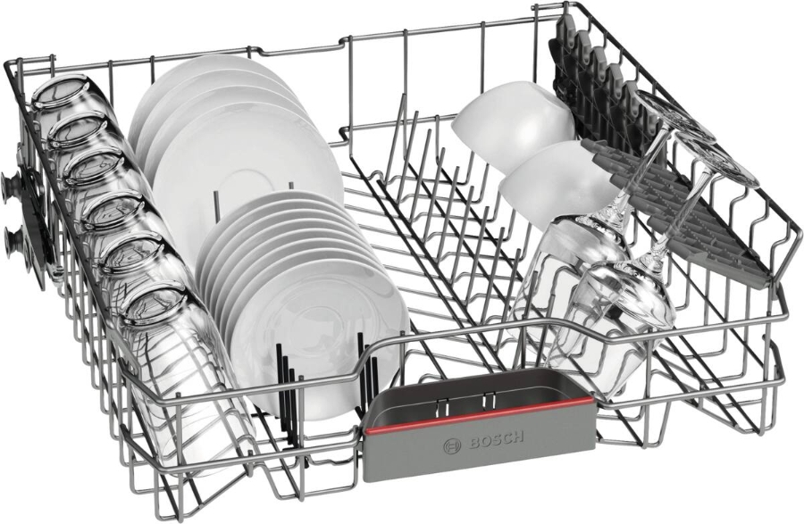 Bosch SMI4HVS00E Geschirrspüler Einbau teilintegriert 60 cm  Edelstahl mit Besteckschublade