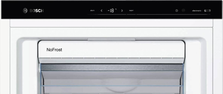 Bosch GSN51AWCV Serie 6 Freistehender Gefrierschrank, 161 x 70 cm  NoFrost,Weiss