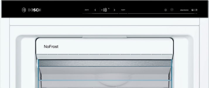 Bosch GSN51AWCV Serie 6 Freistehender Gefrierschrank, 161 x 70 cm  NoFrost,Weiss