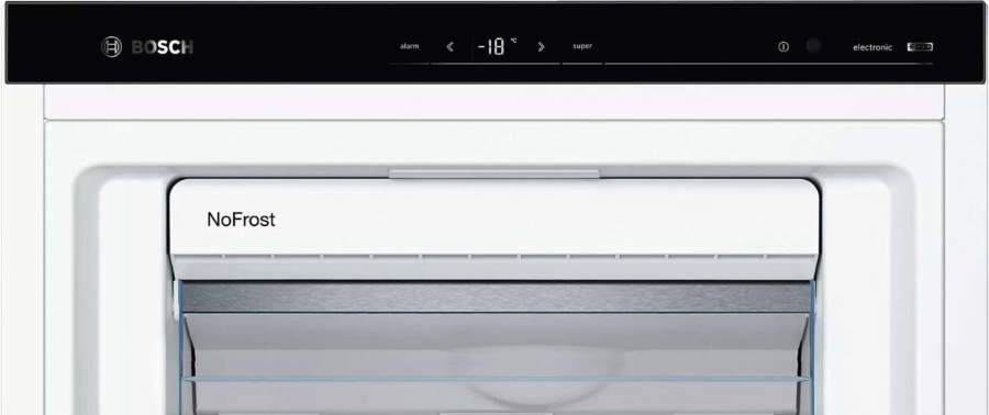Bosch GSN51AWCV Serie 6 Freistehender Gefrierschrank, 161 x 70 cm  NoFrost,Weiss