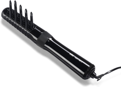 Braun Haircare AS330E Warmluft-Luckenbürste, 400W, Maxi-Lockenbürste Haarstyling Schwarz