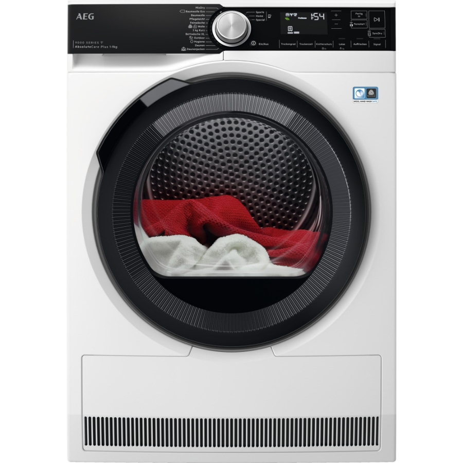 AEG TR9W80690 9000 AbsoluteCare® Wärmepumpentrockner 9kg A+++ Plus WiFi / 3D 