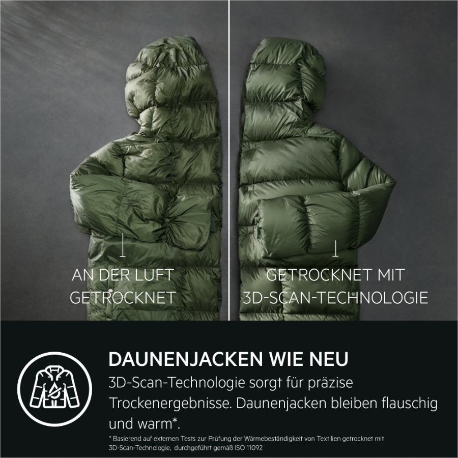 AEG TR9W80690 9000 AbsoluteCare® Wärmepumpentrockner 9kg A+++ Plus WiFi / 3D 