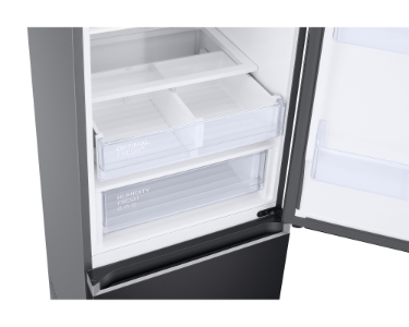 Samsung RB38C607AB1/EF Kühl-/Gefrierkombination Premium Black Steel , 203cm, 387 Liter