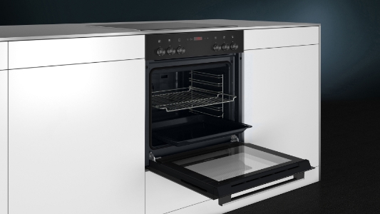 Siemens MKEBLACKEM ( HE013FBB0+EA64RGNA1E) Einbau Herdset mit  Elektrokochfeld
