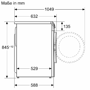 Siemens Extraklasse WG44G2F1EM iQ500 Waschmaschine Frontlader 9 kg 1400 U/min i-Dos,Antiflecken-System