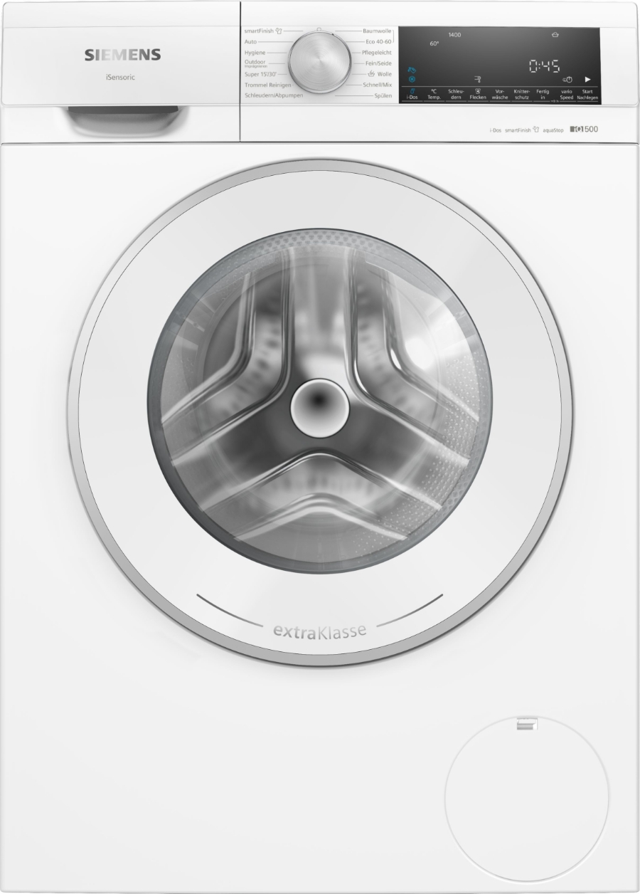 Siemens Extraklasse WG44G2F1EM iQ500 Waschmaschine Frontlader 9 kg 1400 U/min i-Dos,Antiflecken-System