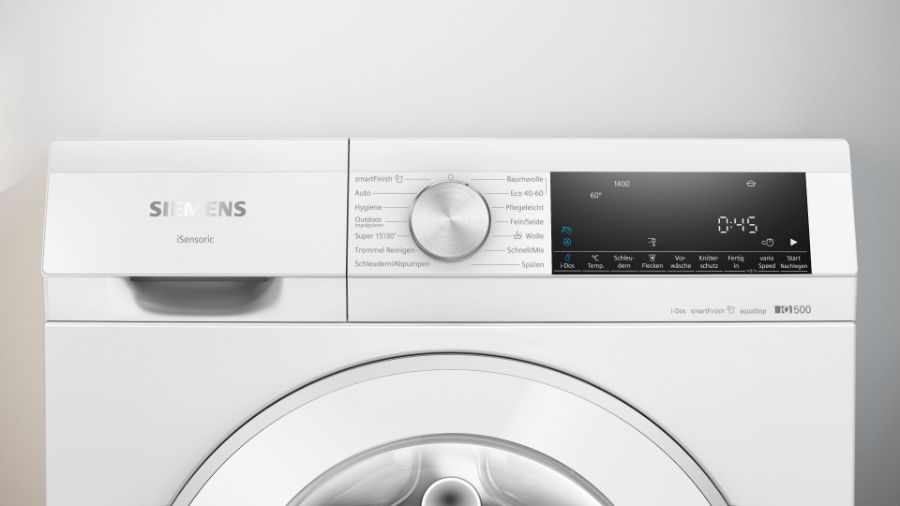 Siemens Extraklasse WG44G2F1EM iQ500 Waschmaschine Frontlader 9 kg 1400 U/min i-Dos,Antiflecken-System