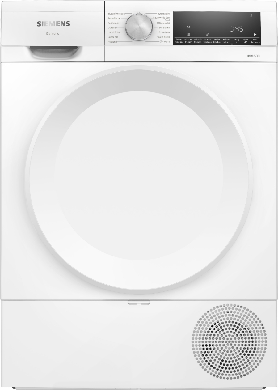 Siemens Extraklasse WQ33G2DEM iQ500 Wärmepumpen-Trockner 8 kg 