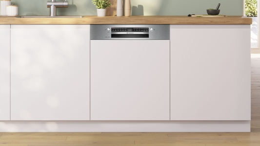 Bosch EXCLUSIV SMI4HUS01D Serie 4 Teilintegrierter Geschirrspüler 60 cm Edelstahl