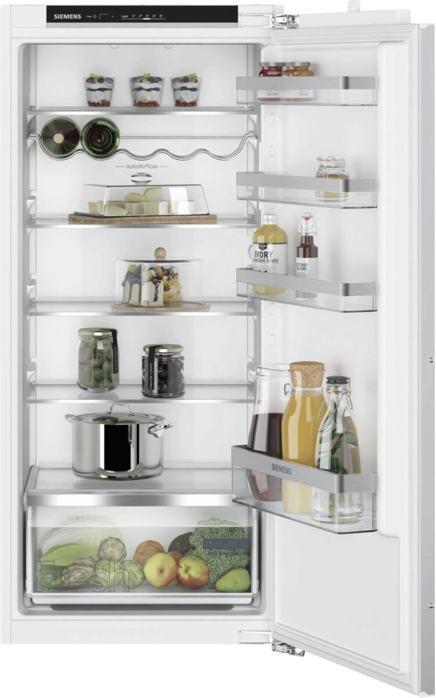 Siemens KI41RVFE0 iQ300 Einbau-Kühlschrank  122.5 x 56 cm Flachscharnier Weiss