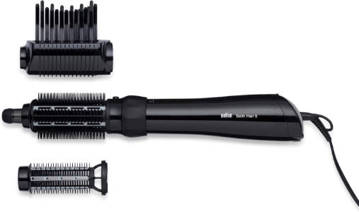 Braun Haircare AS530E Warmluft-Lockenbürste mit Dampffunktion, 1000W, Max 