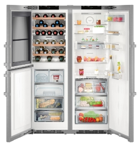 Liebherr SBSes 8496 PremiumPlus BioFresh NoFrost Side-by-Side-Kombination Edelstahl
