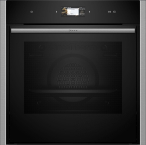 Neff B64VS71N0 N90 Einbau-Backofen mit Dampfunterstützung  Slide & Hide®,Pyrolyse,Edelstahl/Schwarz