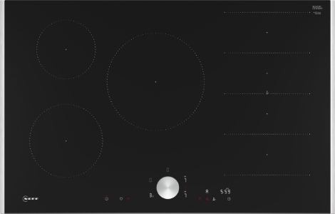Neff T68TTV4L0 N90 Induktionskochfeld 80 cm Schwarz  Mit Rahmen aufliegend
