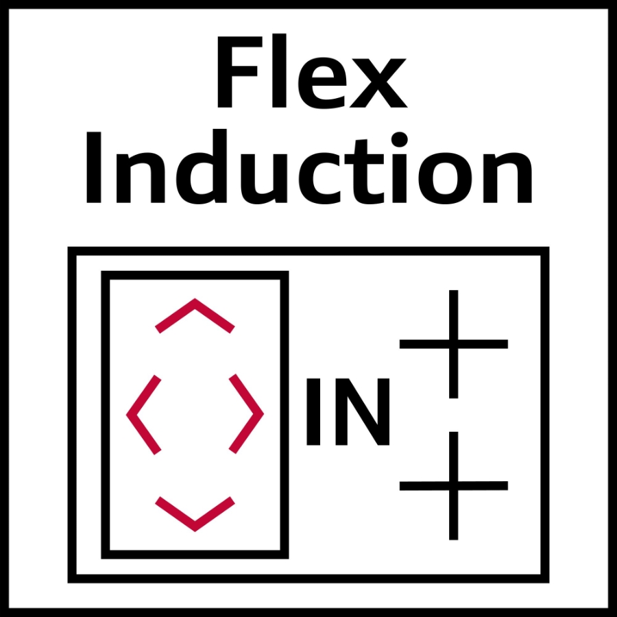 Neff T68TTV4L0 N90 Induktionskochfeld 80 cm Schwarz  Mit Rahmen aufliegend