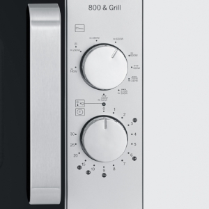 Severin MW 7768 2-in-1 Mikrowelle mit Glasboden und Grill ohne Drehteller