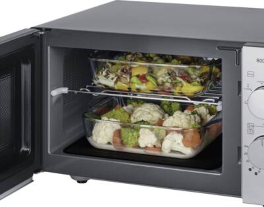 Severin MW 7768 2-in-1 Mikrowelle mit Glasboden und Grill ohne Drehteller