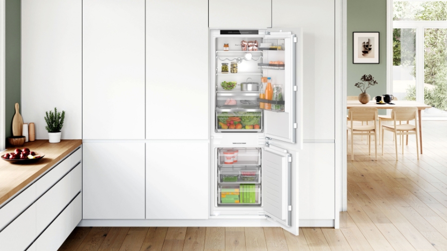 Bosch EXCLUSIV KIN86EDD0 Select Line Serie 6 Kühl-Gefrier-Kombination 177.2 x 55.8 cm, Flachscharnier mit Softeinzug(Festtür)