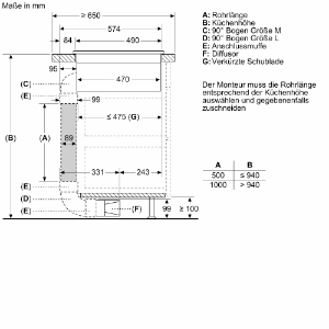 Siemens ED811BS16E Kochfeld mit Dunstabzug 80 cm Rahmenlos 