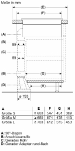 Siemens ED811BS16E Kochfeld mit Dunstabzug 80 cm Rahmenlos 
