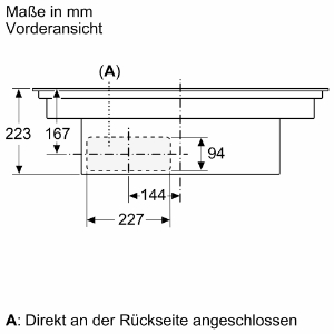 Siemens ED811BS16E Kochfeld mit Dunstabzug 80 cm Rahmenlos 