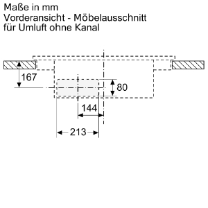 Siemens ED811BS16E Kochfeld mit Dunstabzug 80 cm Rahmenlos 