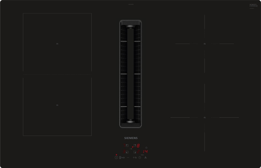 Siemens ED811BS16E Kochfeld mit Dunstabzug 80 cm Rahmenlos 