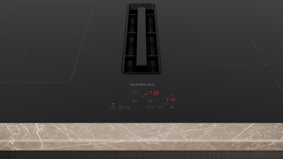 Siemens ED811BS16E Kochfeld mit Dunstabzug 80 cm Rahmenlos 