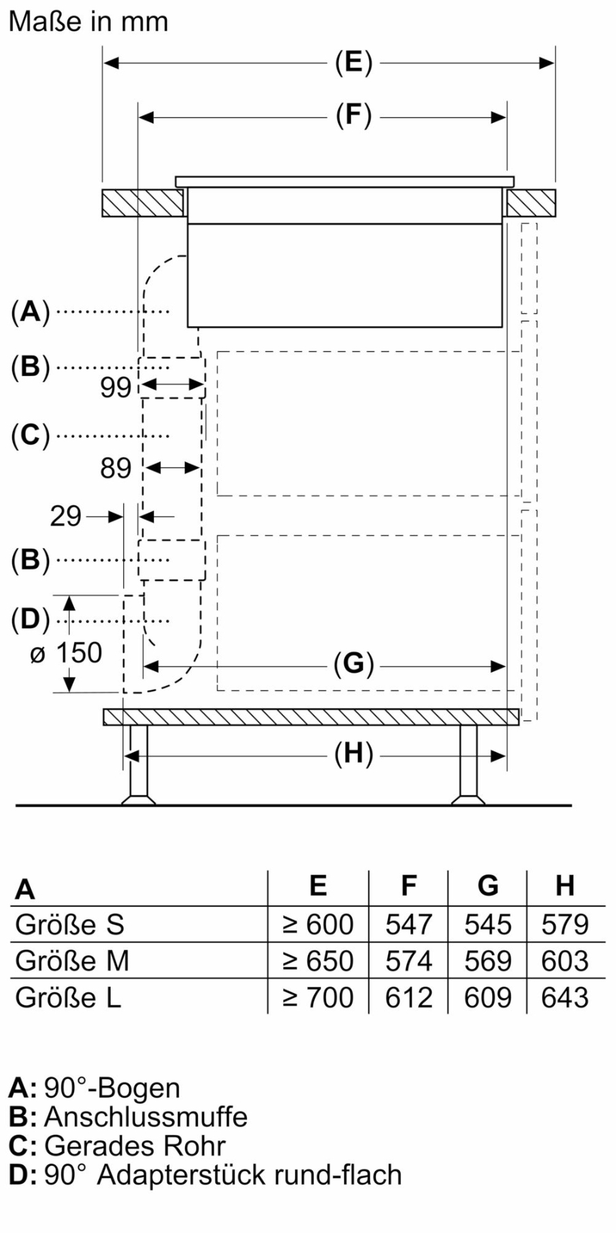 Siemens ED811BS16E Kochfeld mit Dunstabzug 80 cm Rahmenlos 