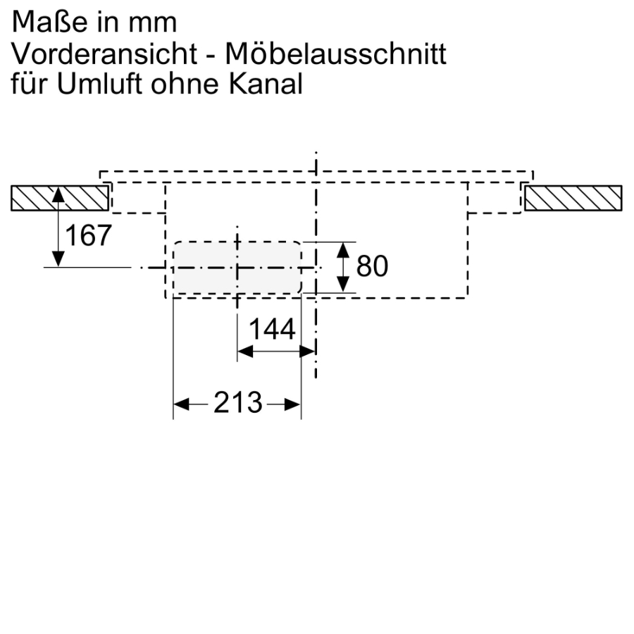 Siemens ED811BS16E Kochfeld mit Dunstabzug 80 cm Rahmenlos 